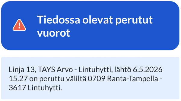 Jos tärkeä vuoro onkin peruttu, joutuu ketutuksen saattelemana suunnittelemaan uuden reitin.